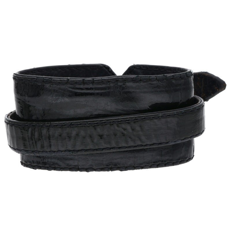 Chrome Hearts RR TINY BUCKLE Patent Alligator