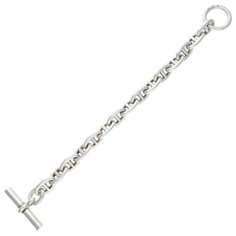 HERMES Chaine d'Ancre MM Silver Bracelet Size ONE SIZE