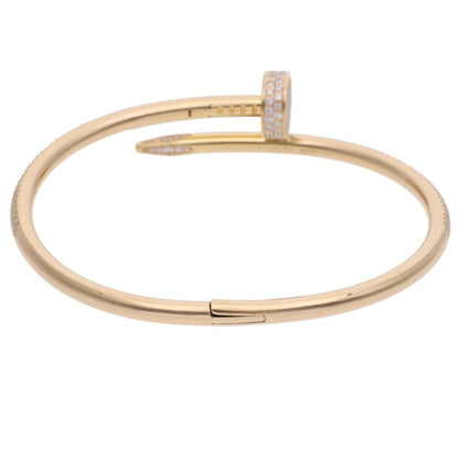 Cartier Juste Un Clou K18YG Diamond Bracelet Size ONE SIZE