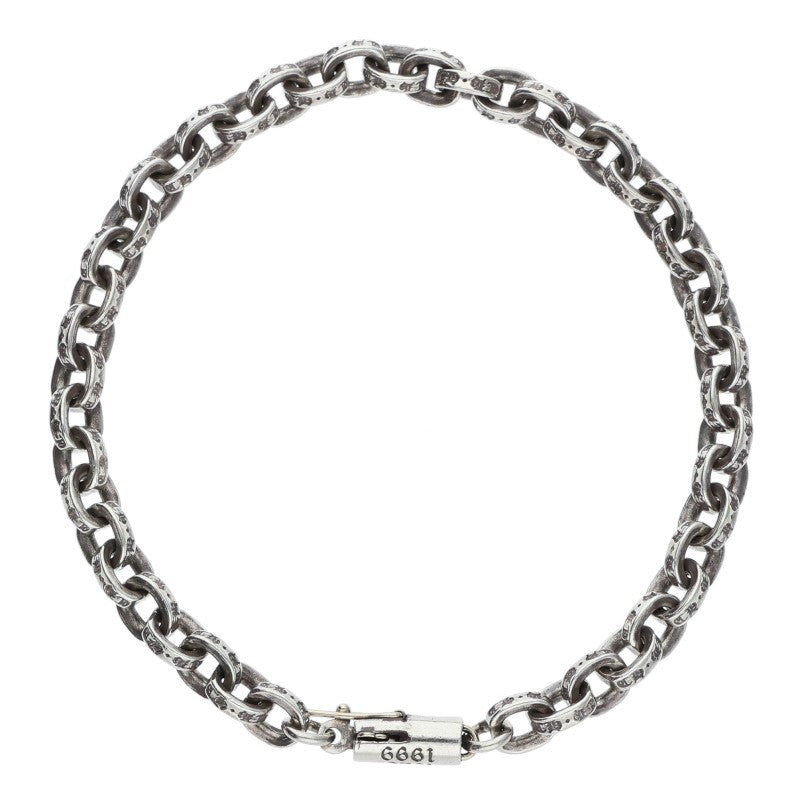 Chrome Hearts Paper Chain Silver Bracelet Size ONE SIZE