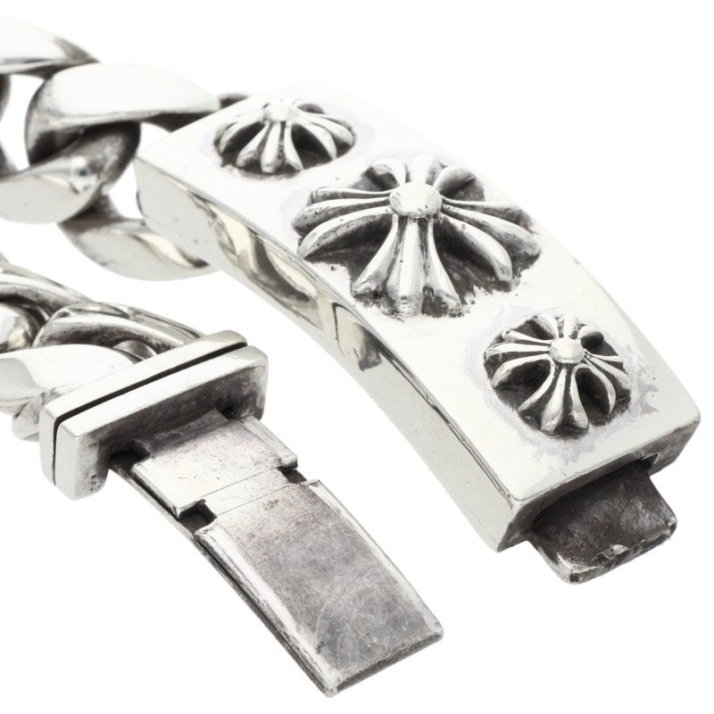 Chrome Hearts 3CHX ID Silver Bracelet Size ONE SIZE