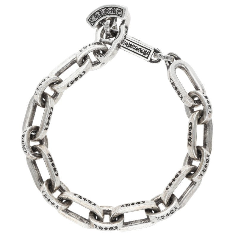 Chrome Hearts Paper E Chain Silver Bracelet Size ONE SIZE