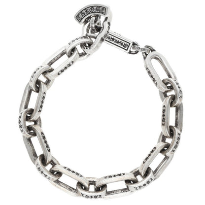 Chrome Hearts Paper E Chain Silver Bracelet Size ONE SIZE
