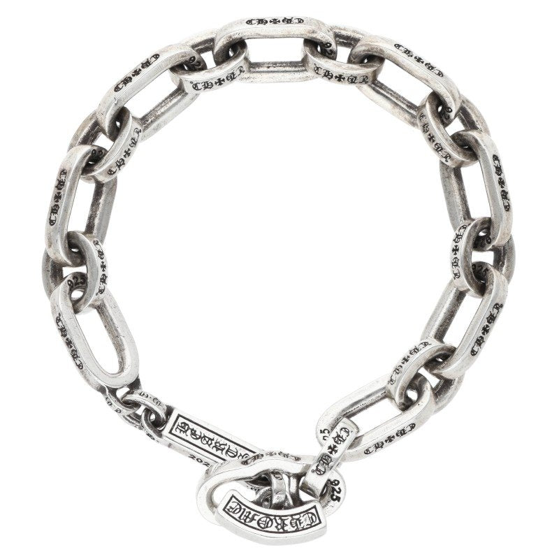 Chrome Hearts Paper E Chain Silver Bracelet Size ONE SIZE