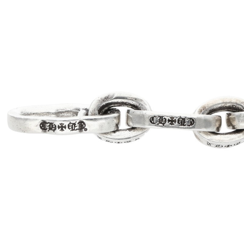Chrome Hearts Paper E Chain Silver Bracelet