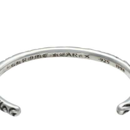 Chrome Hearts Scroll Band Silver Bangle