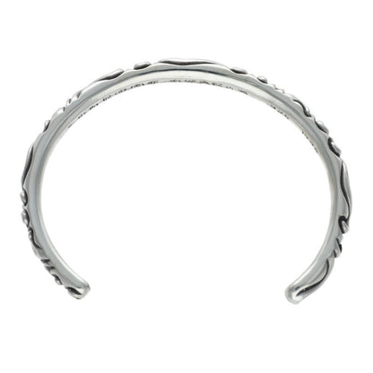 Chrome Hearts Scroll Band Silver Bangle
