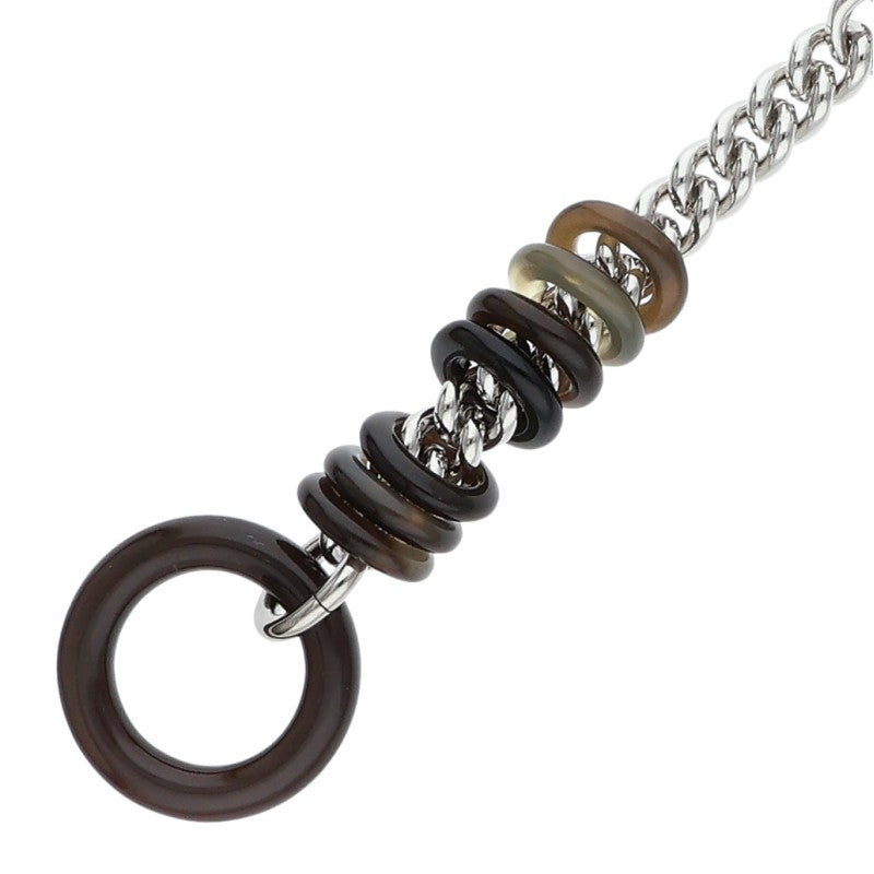 HERMES Theoreme Metal Buffalo Horn Bracelet Size ONE SIZE