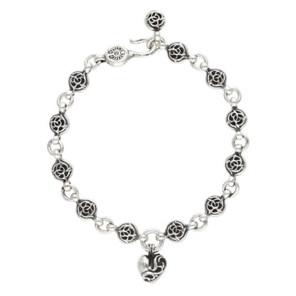 Chrome Hearts #1 Floral Ball Heart Bracelet