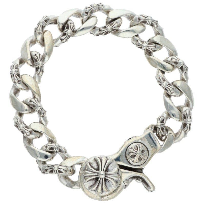 Chrome Hearts Fancy Link Clip Bracelet Size ONE SIZE