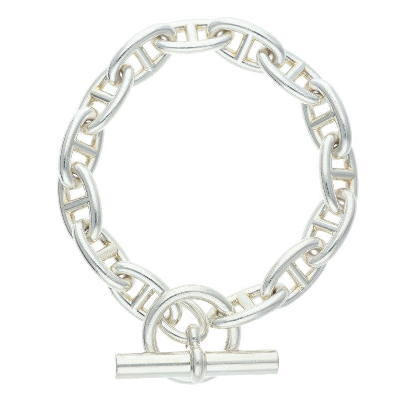 HERMES Chaine d'Ancre GM Silver Bracelet Size ONE SIZE