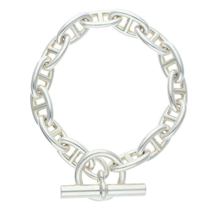 HERMES Chaine d'Ancre GM Silver Bracelet Size ONE SIZE