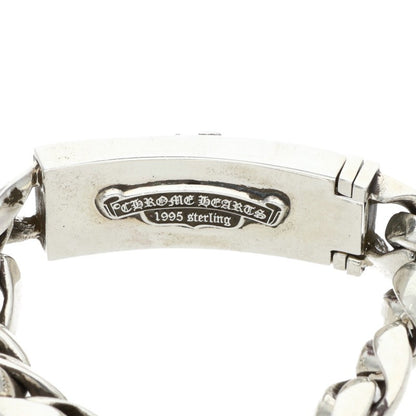 Chrome Hearts Dagger ID Classic Link Bracelet Size Silver