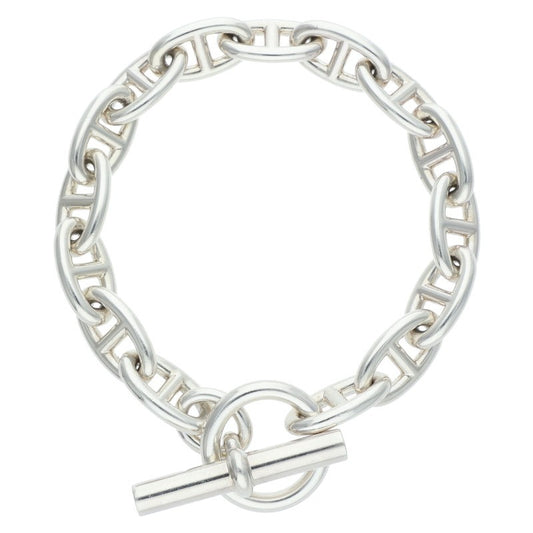 HERMES Chaine d'Ancre GM Silver Bracelet Size ONE SIZE