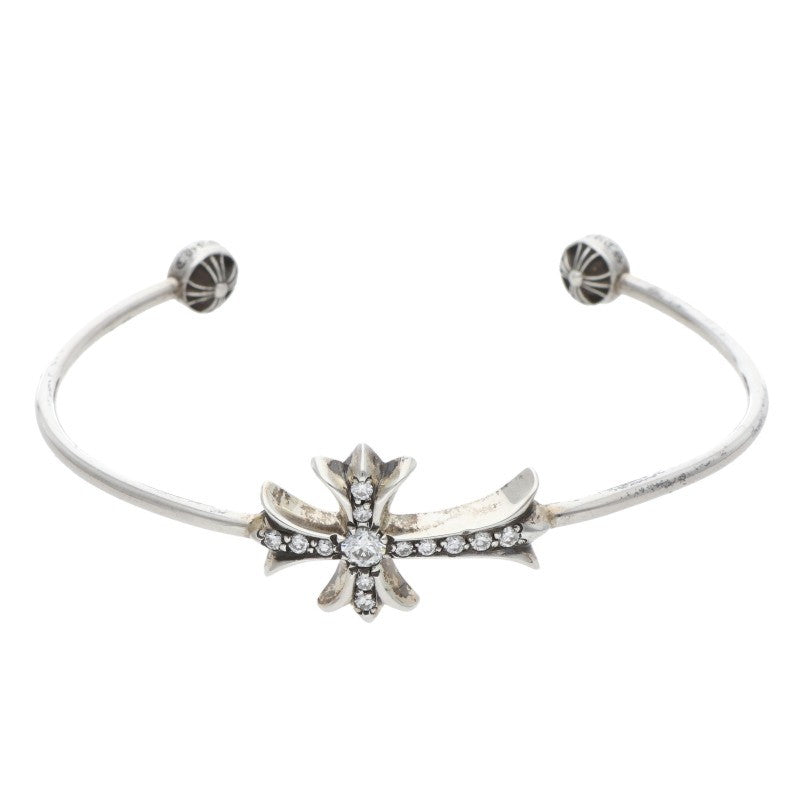 Chrome Hearts Skinny Tiny CH Cross Pave