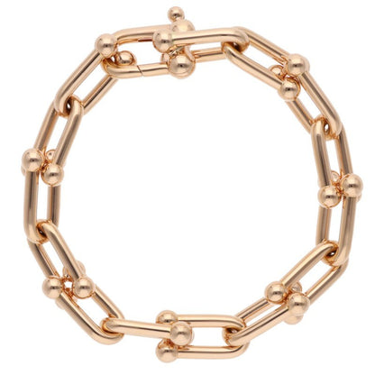 TIFFANY&Co. HardWear K18PG Large Link Bracelet Size ONE SIZE
