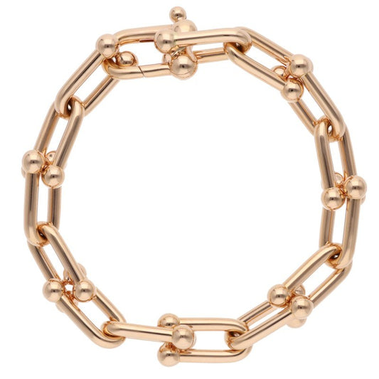 TIFFANY&Co. HardWear K18PG Large Link Bracelet Size ONE SIZE