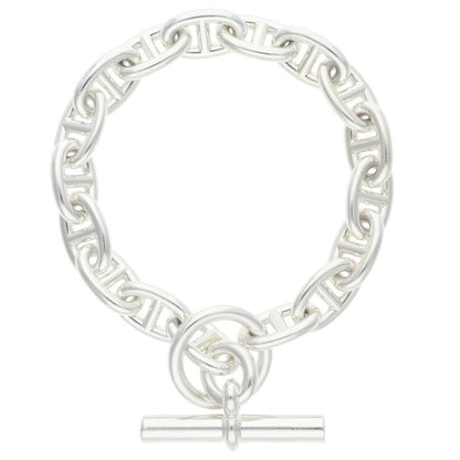 HERMES Chaine d'Ancre MM Silver Bracelet 925 Size ONE SIZE