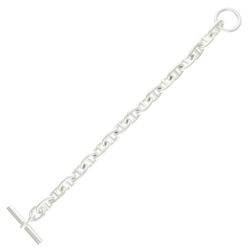 HERMES Chaine d'Ancre MM Silver Bracelet 925 Size ONE SIZE