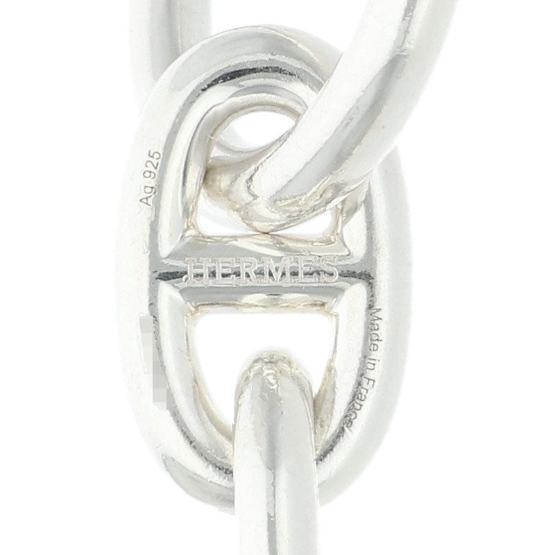 HERMES Chaine d'Ancre MM Silver Bracelet 925 Size ONE SIZE