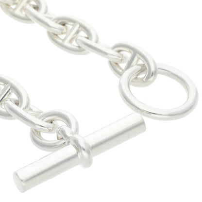 HERMES Chaine d'Ancre MM Silver Bracelet 925 Size ONE SIZE