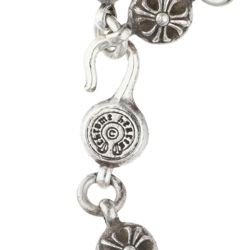 Chrome Hearts No.2 Cross Ball Silver Bracelet Size ONE SIZE
