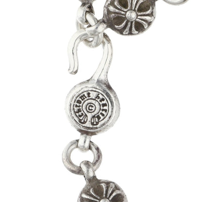 Chrome Hearts No.2 Cross Ball Silver Bracelet Size ONE SIZE