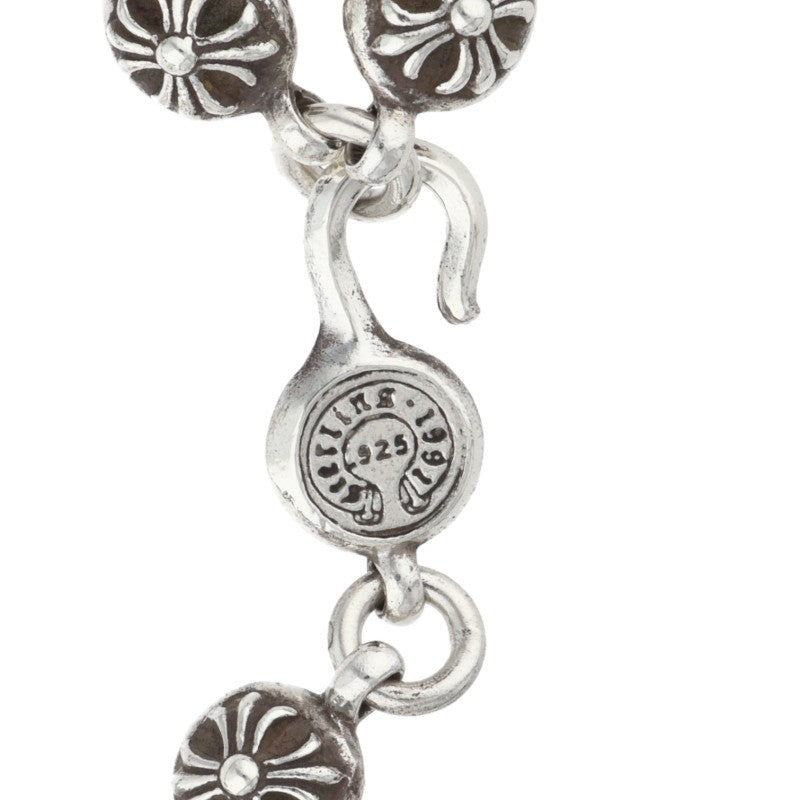 Chrome Hearts No.2 Cross Ball Silver Bracelet Size ONE SIZE