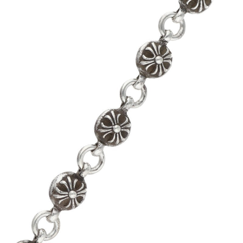 Chrome Hearts No.2 Cross Ball Silver Bracelet Size ONE SIZE