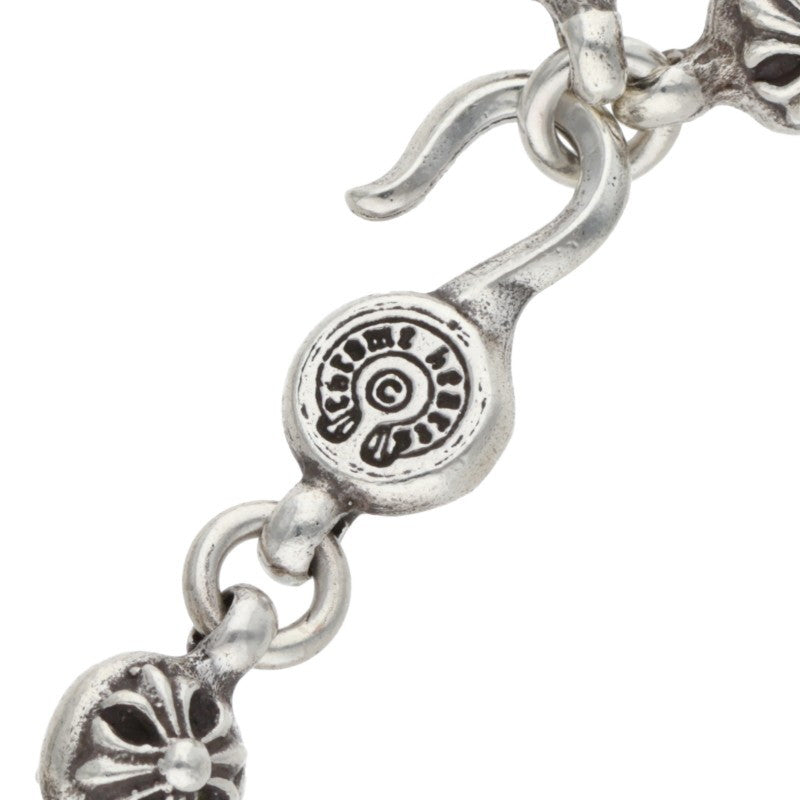 Chrome Hearts #1 Cross Ball Silver Bracelet Size ONE SIZE