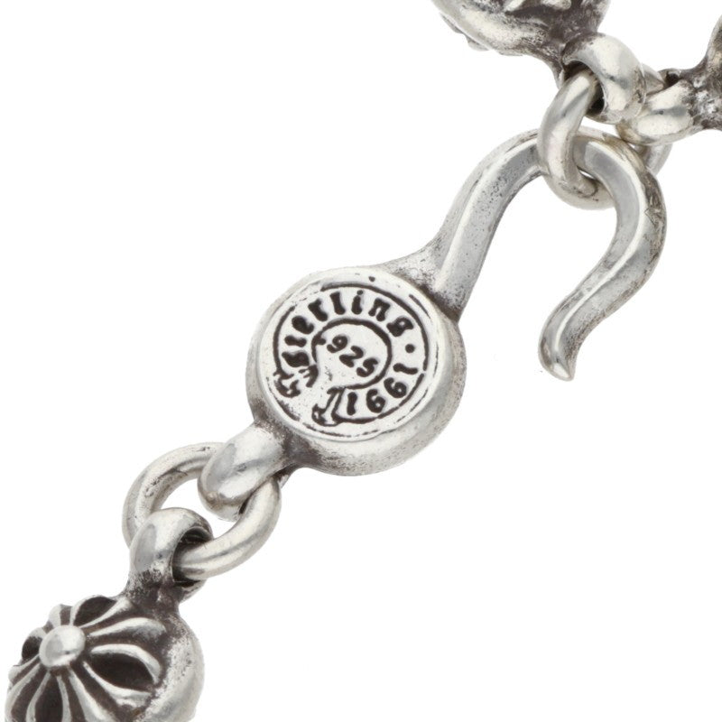 Chrome Hearts #1 Cross Ball Silver Bracelet Size ONE SIZE