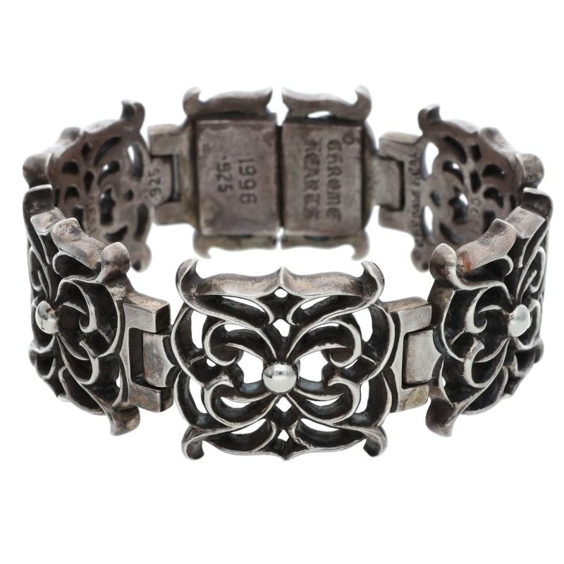 Chrome Hearts WIDE SPIDER LINK 925 Silver Size ONE SIZE