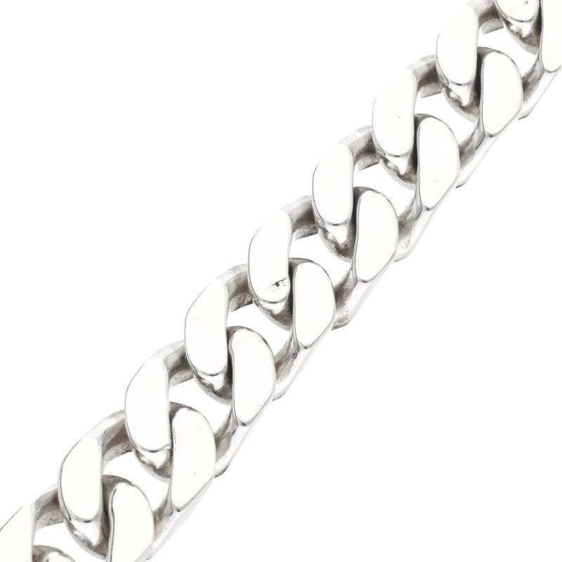 HERMES Boucleselier Chain Silver Bracelet Size ONE SIZE