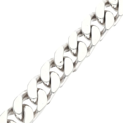 HERMES Boucleselier Chain Silver Bracelet Size ONE SIZE