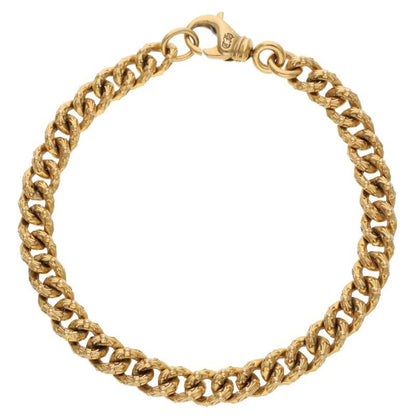 Chrome Hearts 22K Extra Fancy Mini Gold Bracelet Size 8INCH