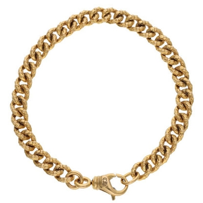 Chrome Hearts 22K Extra Fancy Mini Gold Bracelet Size 8INCH