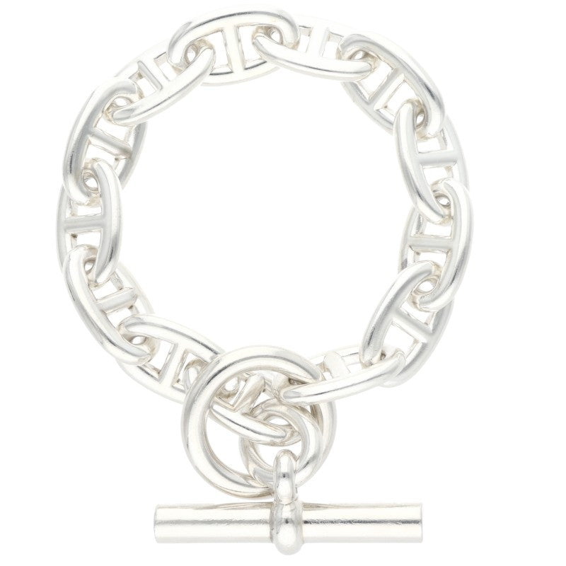HERMES Chaine d'Ancre TGM Silver Bracelet Size ONE SIZE