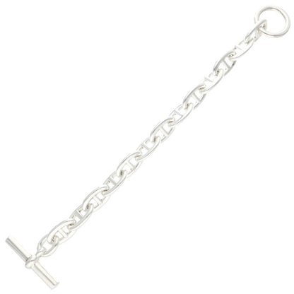 HERMES Chaine d'Ancre TGM Silver Bracelet Size ONE SIZE