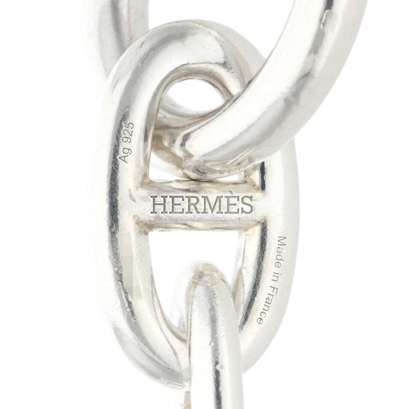 HERMES Chaine d'Ancre TGM Silver Bracelet Size ONE SIZE