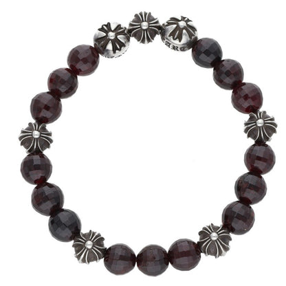 Chrome Hearts 8mm Garnet Bead Bracelet Size ONE SIZE
