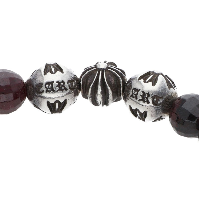 Chrome Hearts 8mm Garnet Bead Bracelet Size ONE SIZE