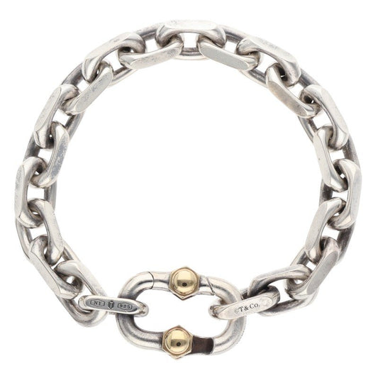 TIFFANY&Co. MAKERS Wide Chain Silver & Gold Size ONE SIZE