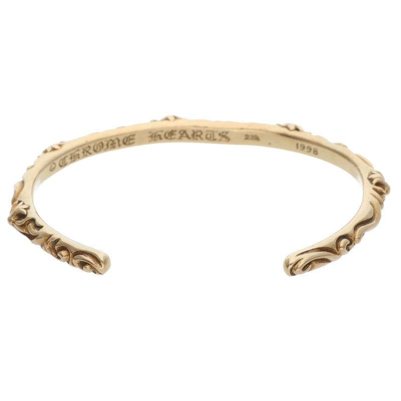 Chrome Hearts 22K Yellow Gold SBT Band Bangle