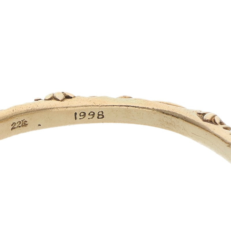 Chrome Hearts 22K Yellow Gold SBT Band Bangle