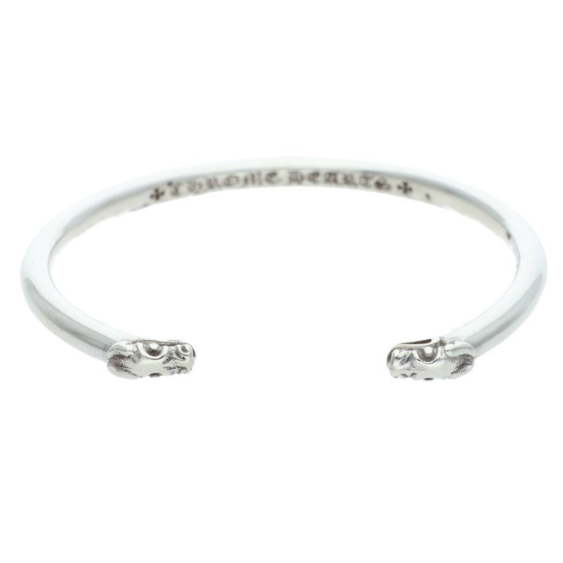 Chrome Hearts Double Dog Silver Bangle Belt Size ONE SIZE