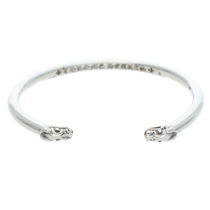 Chrome Hearts Double Dog Silver Bangle Belt Size ONE SIZE