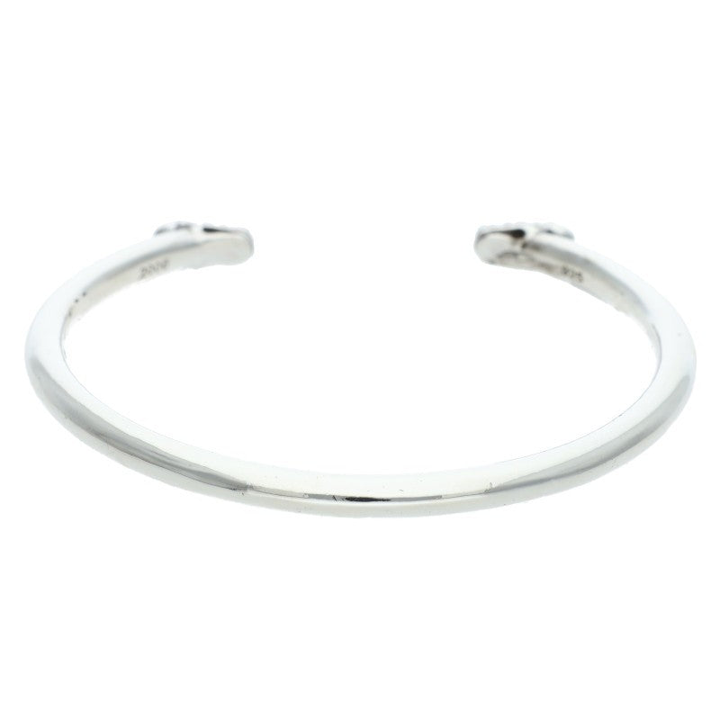 Chrome Hearts Double Dog Silver Bangle Belt Size ONE SIZE