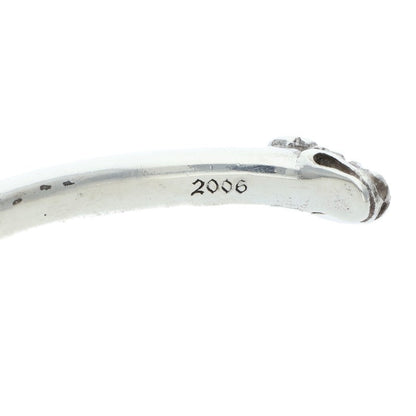 Chrome Hearts Double Dog Silver Bangle Belt Size ONE SIZE