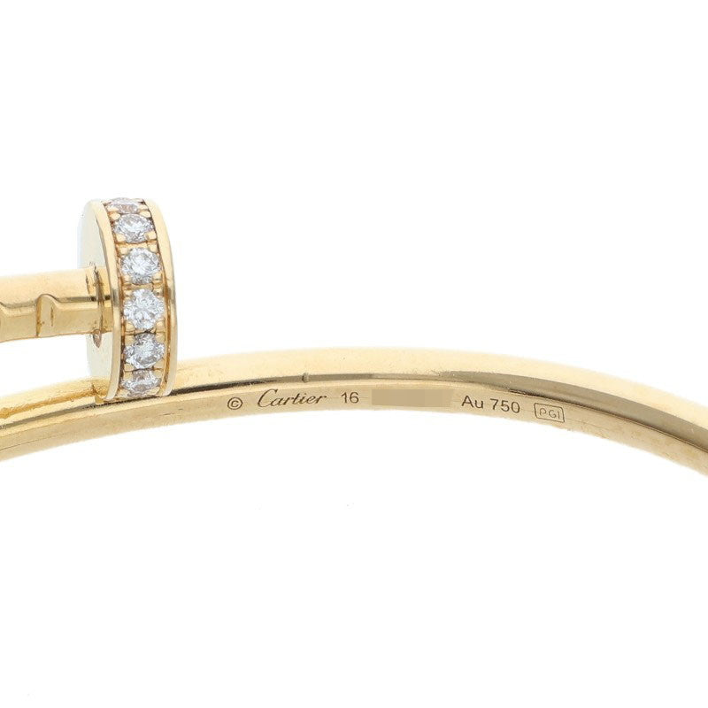 Cartier JUSTE UN CLOU SM 18K YG Diamond Size ONE SIZE