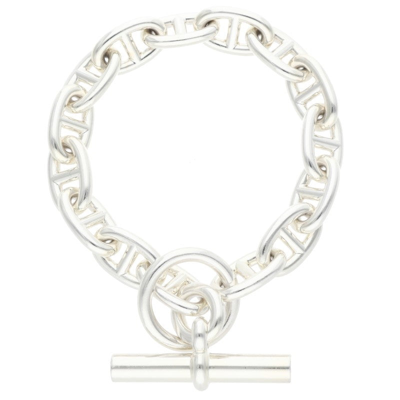 HERMES Chaine d'Ancre MM Silver Bracelet Size ONE SIZE